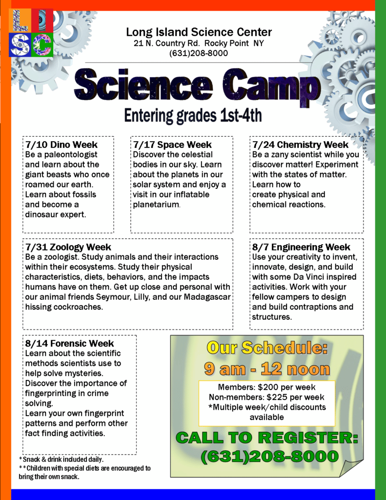 Science Camp Your Local Kids