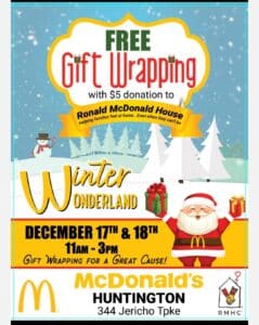 free gift wrapping event