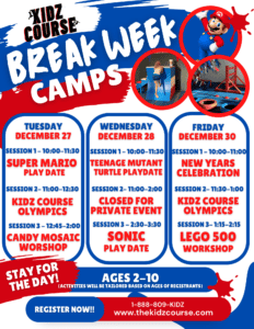 break week camps