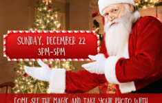 Christmas Party & Photo with Santa, December 22nd, Reserve Now!